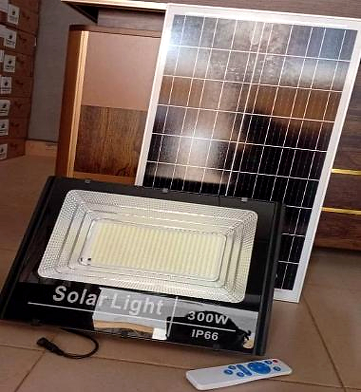 GY-SFLJBP 300W Solar Flood Light with Remote Control