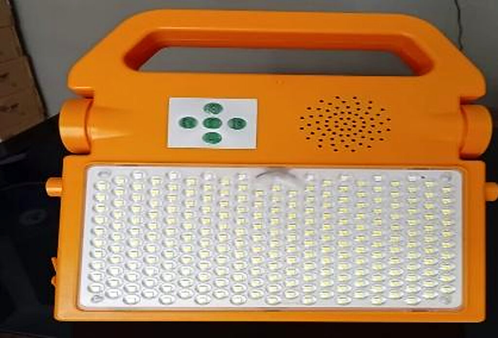 GY-SFL-ML 100W Portable Solar Flood Light with Bluetooth Speaker