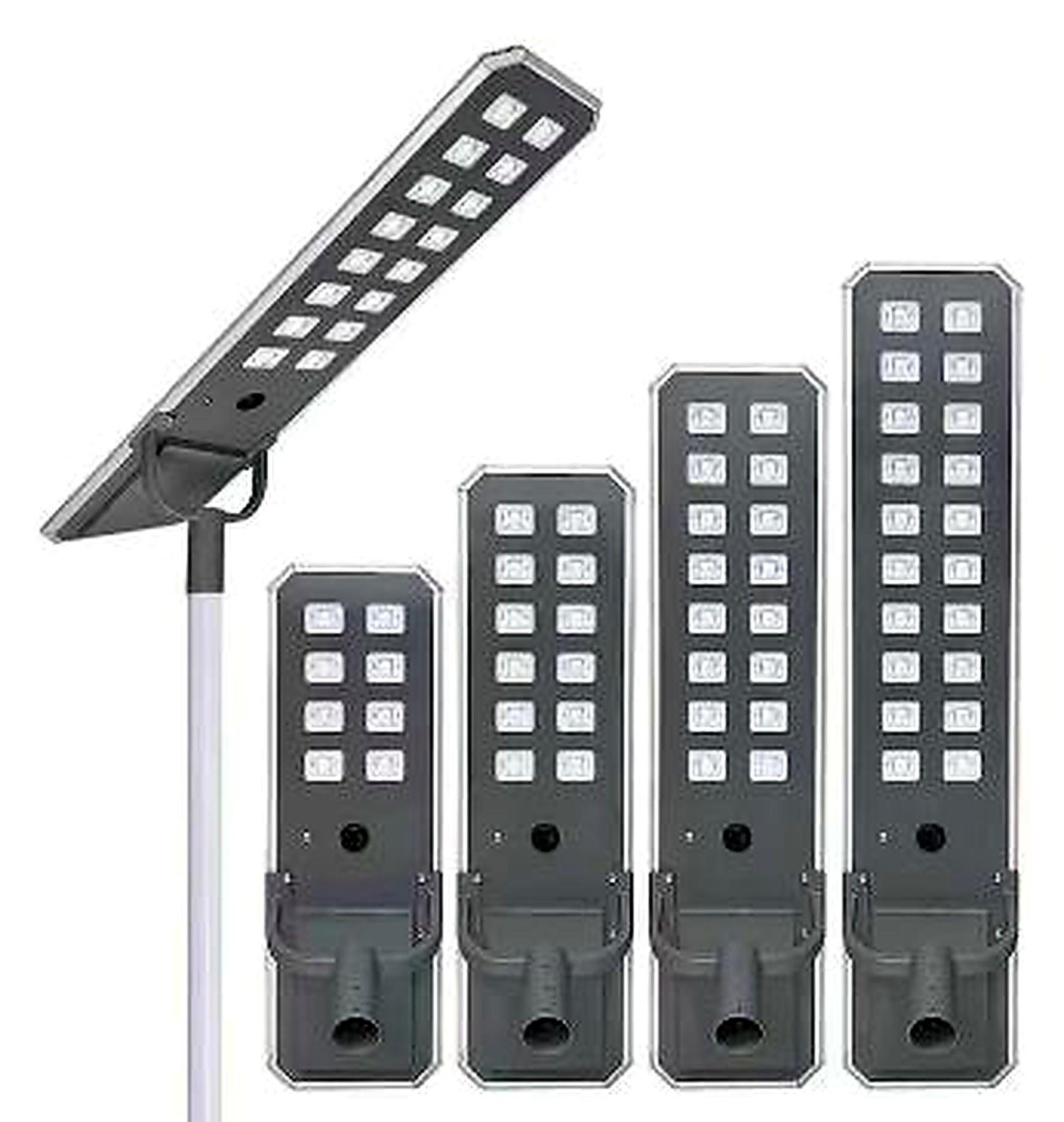 Solar Octagonal Bull’s Eye Aluminium 4-Head Street Light